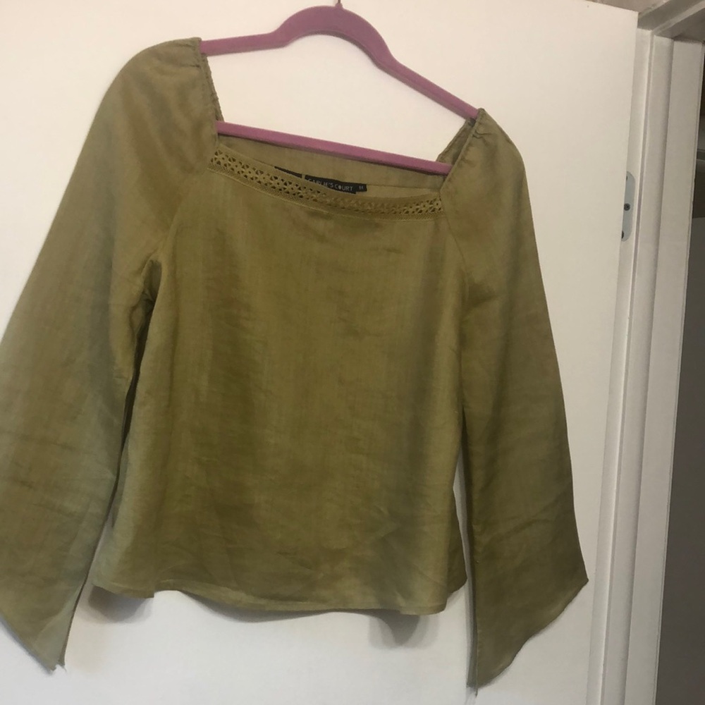 Olive Green Women's Top
